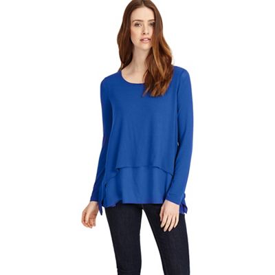 French blue ciera double layer top
